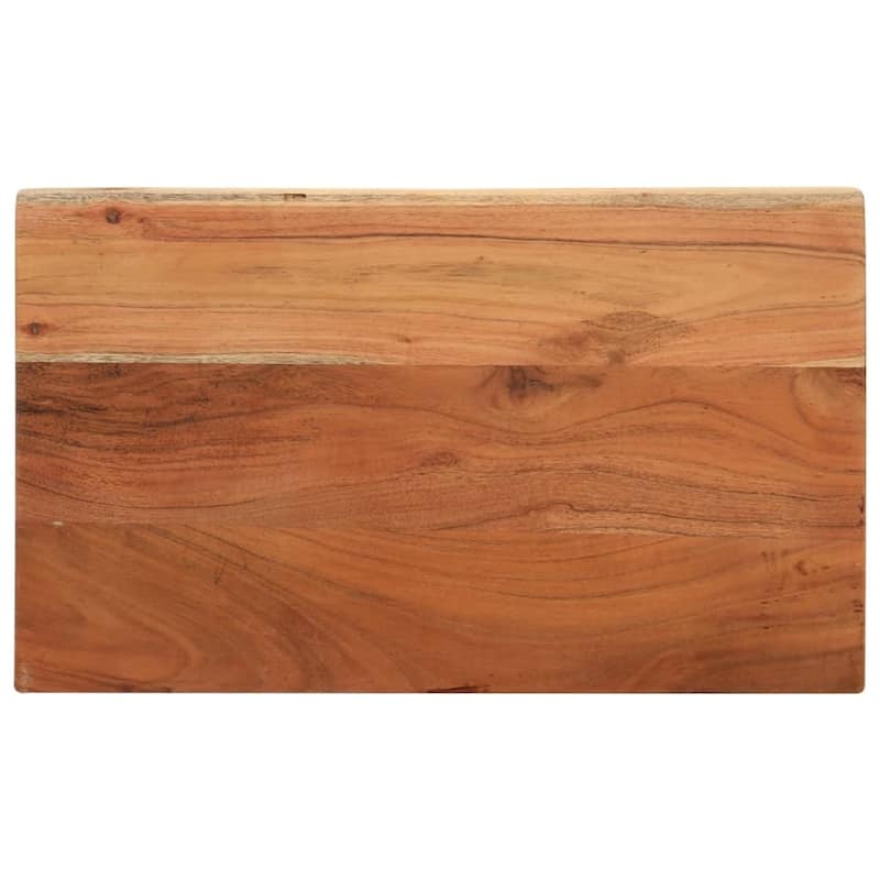 vidaXL Table Top Dining Coffee Side Replacement Board Rectangular Solid Wood - 23.6" x 15.7" x 1.5"