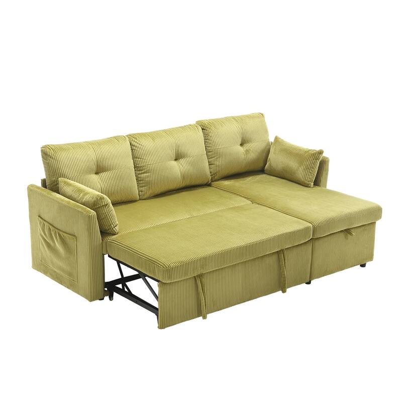 L Shaped Modular Sectional Sofa w/ Reversible Chaise and Storage Seat