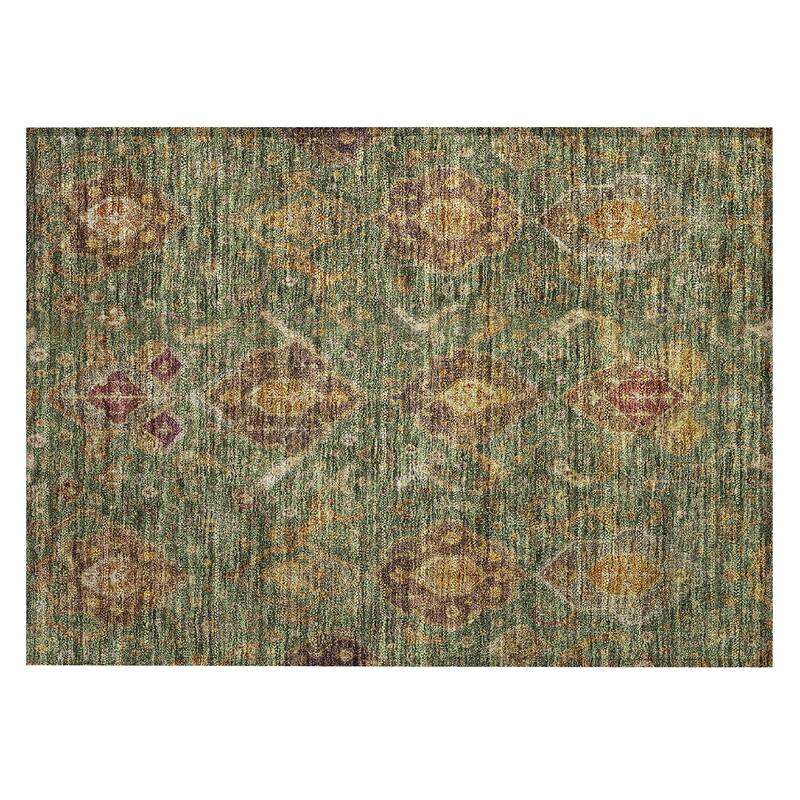 Machine Washable Indoor/ Outdoor Traditional Venetian Chantille Rug
