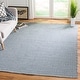 preview thumbnail 64 of 71, SAFAVIEH Montauk Glyn Handmade Cotton Area Rug 6' x 9' - Ivory/Navy