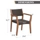 preview thumbnail 13 of 16, MAISON ARTS Acacia Wood Outdoor Dining Set, Expandable Table with Wicker Chairs, Farmhouse Patio Furniture