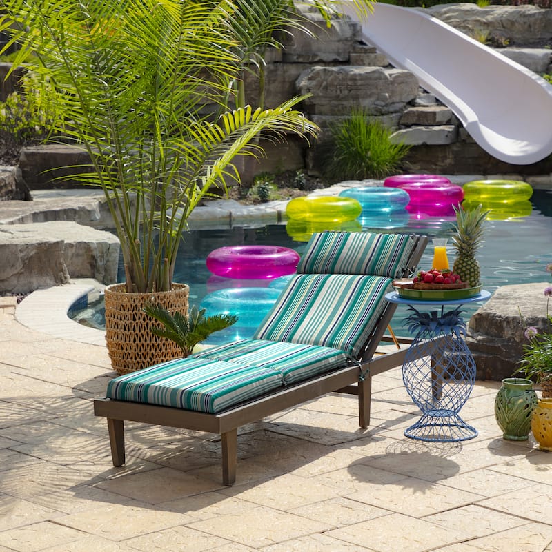 ARDEN Outdoor Chaise Lounge Cushion - 72"L x 21"W