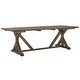 preview thumbnail 6 of 13, Paloma Antique Oak or Brown Reclaimed Wood Dining Table by iNSPIRE Q Artisan Brown
