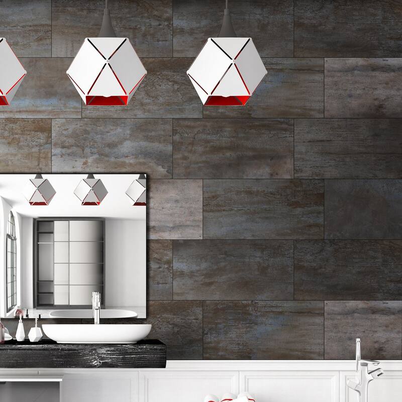 Ackland AKNPTVAN12X24M-PL Vante - 12" x 24" Porcelain Solid Floor Tile