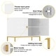 preview thumbnail 32 of 46, Clihome 40-inch Two Door Glossy Media Storage Cabinet/Buffet