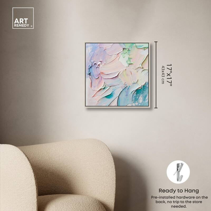 Flowing Mousse I Canvas by Art Remedy