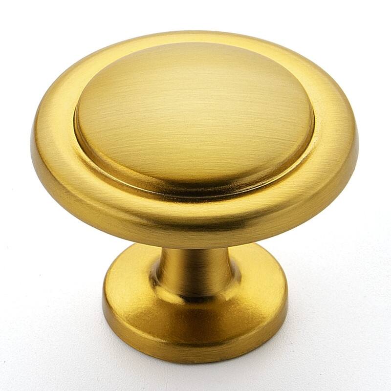30 Pack 1-1/4 inch Kitchen Drawer Pulls - Brushed Brass