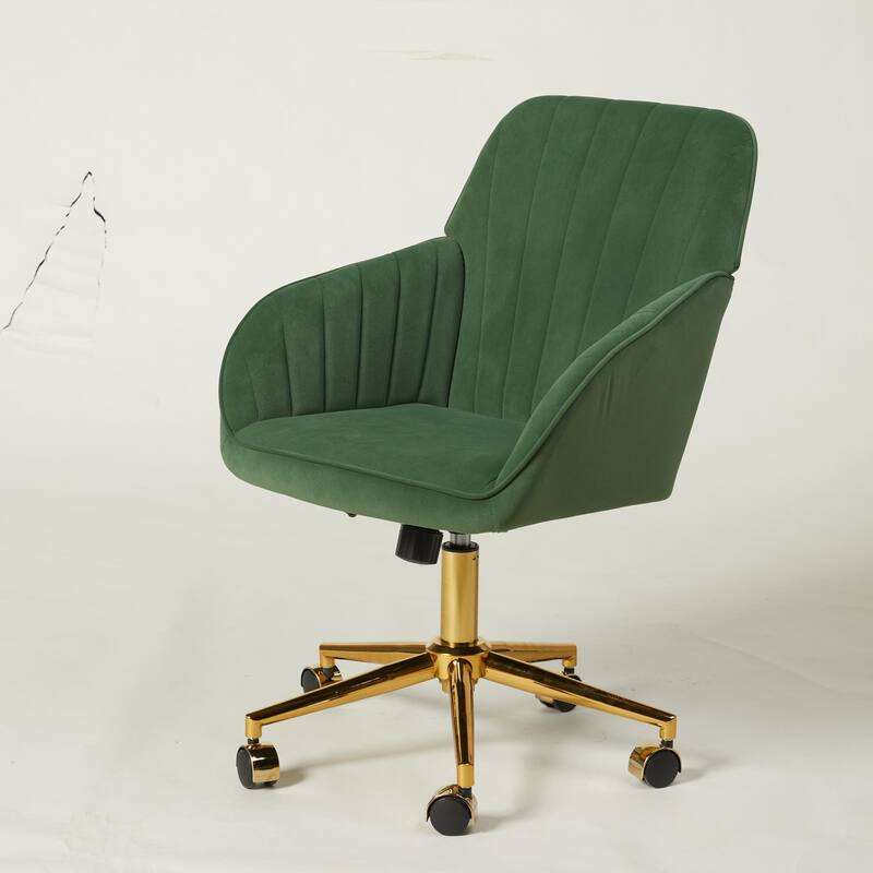 Modern Upholstered Swivel Office Chair