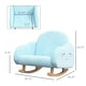preview thumbnail 10 of 12, Qaba Rocker Armchair for Nursery Playroom Preschool for 1.5-5 Years, Blue