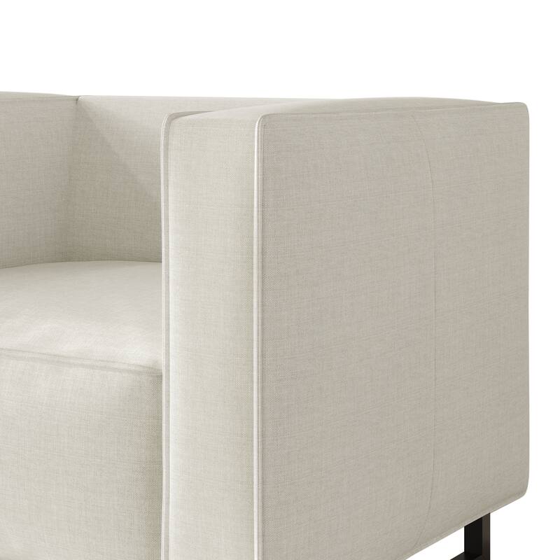 CraftPorch Mid Century Modern 3- Pieces Upholstered Living Room Set