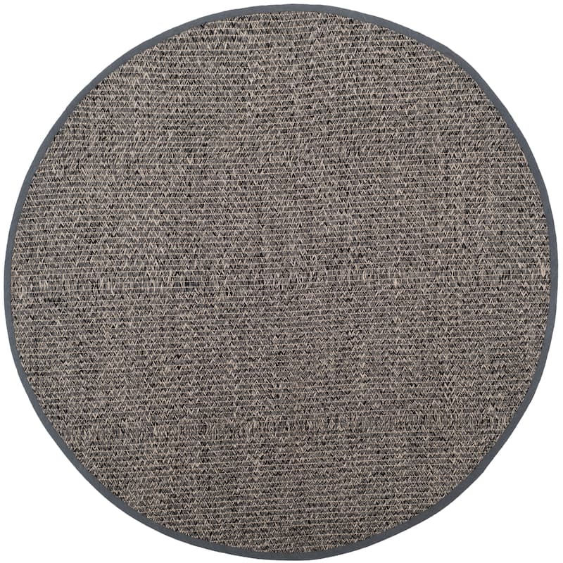 SAFAVIEH, Handmade Flatweave Montauk Gyrithe Casual Cotton Rug - 6' Round - Grey/Multi