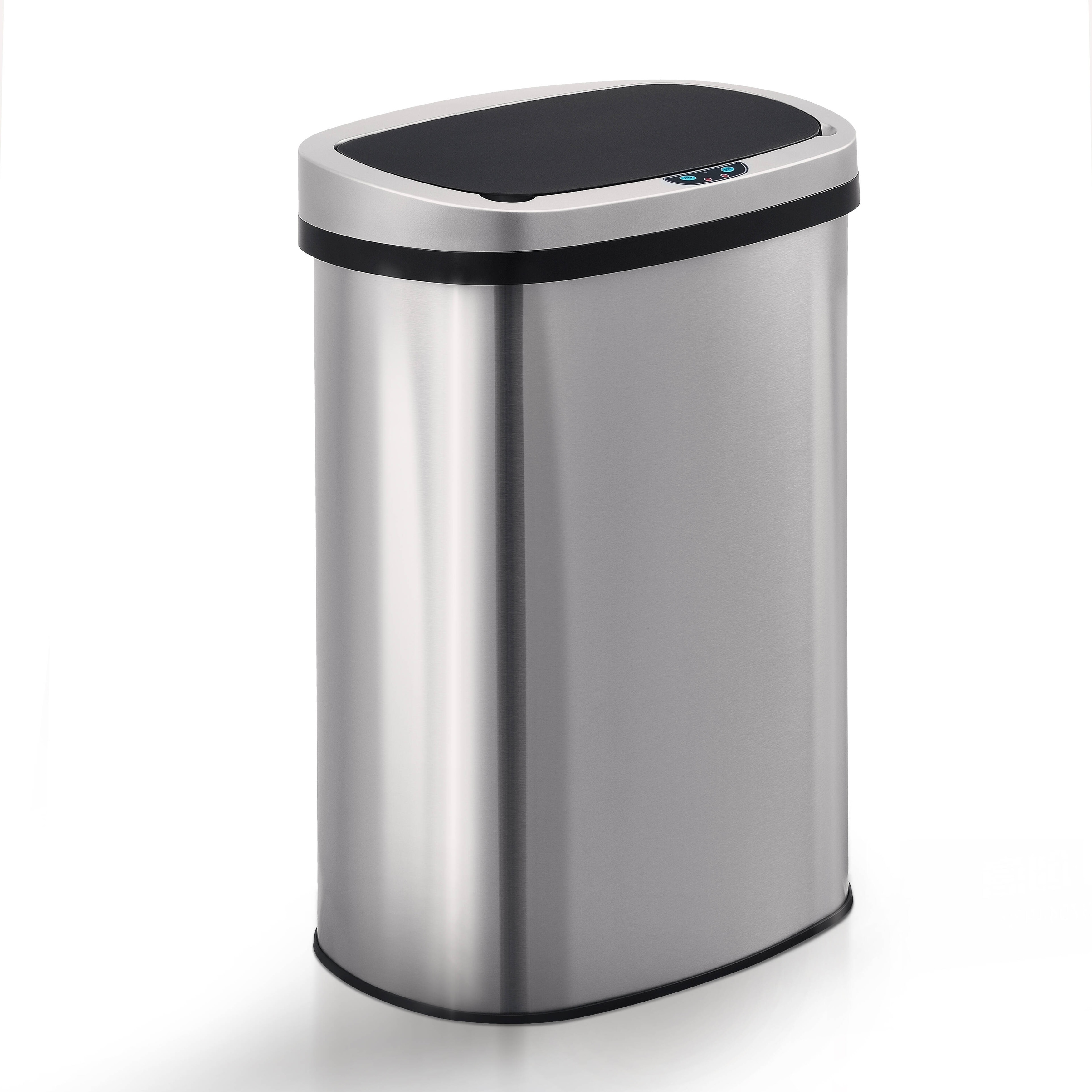 50 Liter SoftStep Stainless Steel Kitchen Trash Can, Size: 13 Gal