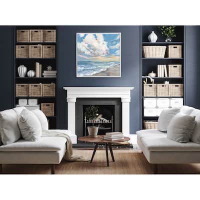 Kate and Laurel Sylvie Beaded Fort Myers Beach Canvas by Emily Kenney