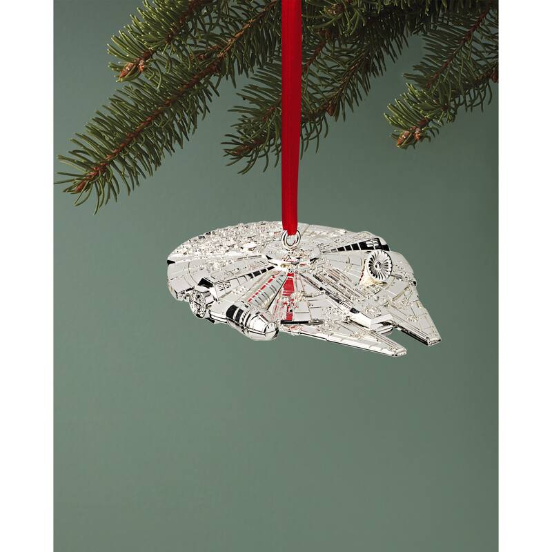 Lenox Millennium Falcon Metal Ornament