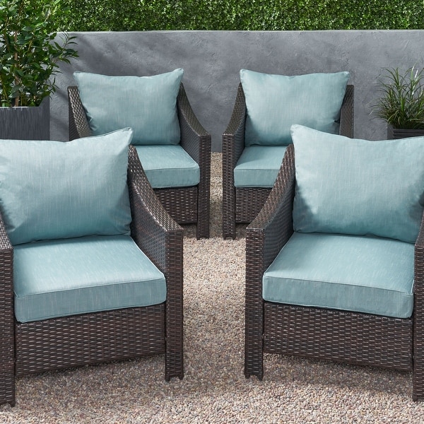 Luvan Club Chair Cushions Set of 4 by Christopher Knight Home