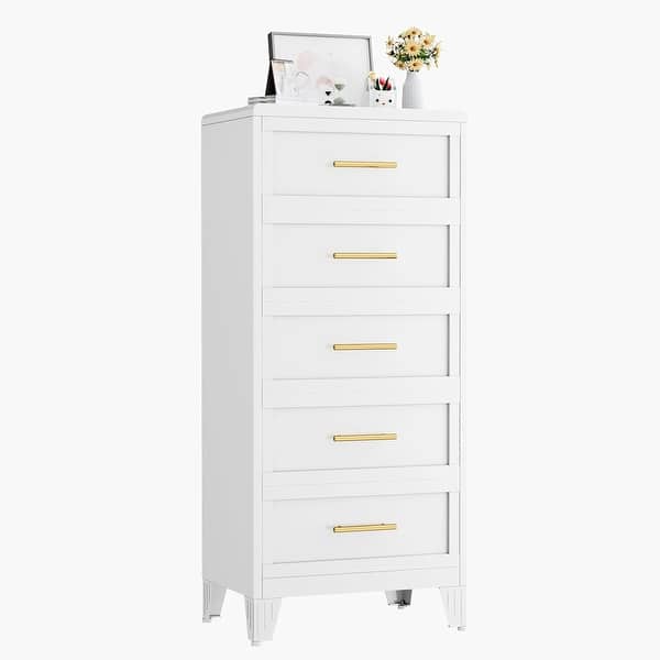 24 inch wide dresser Cayman 5-Drawer Tall (24") Lines 35" Wide Dresser with