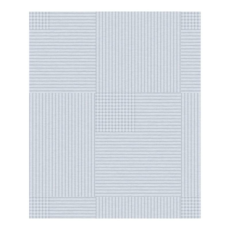 Advantage Ronald Light Blue Squares Wallpaper - 21 x 396 x 0.025