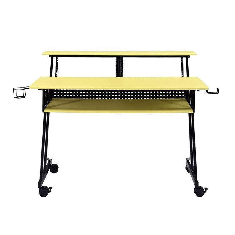 Computer Home Office Desk Computer Yellow & Black