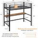 preview thumbnail 16 of 15, Javlergo Twin Bunk Bed with Desk, Twin loft Bed with Stairs and Full Length guardrail, Space Saving