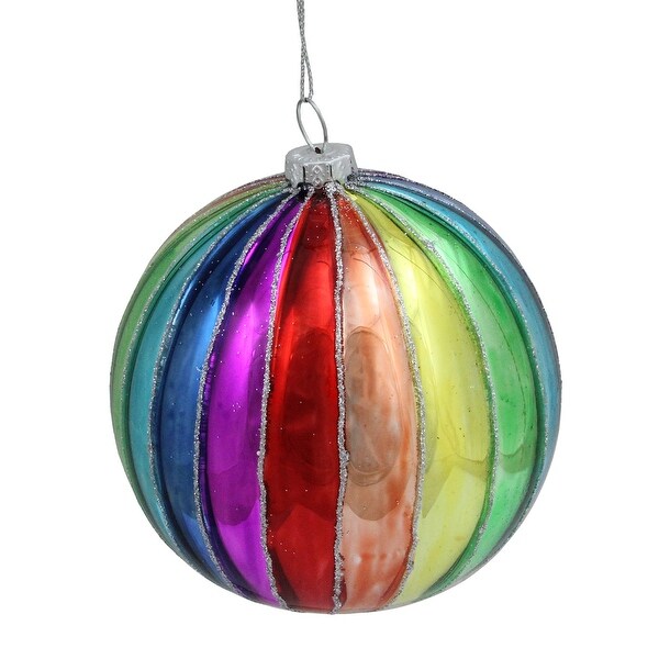 colored glass ball christmas ornaments