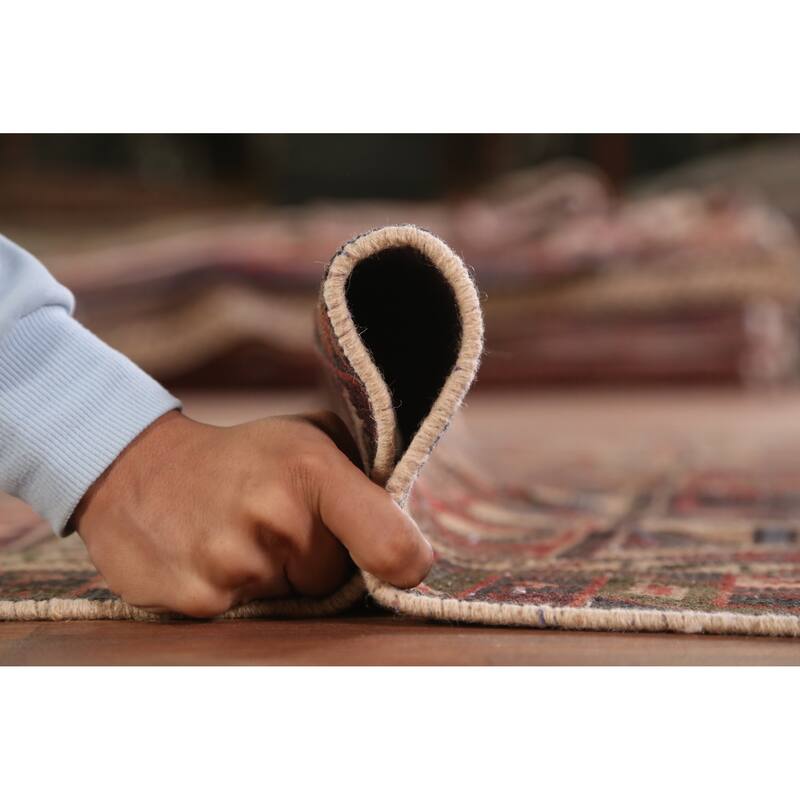 Hand Knotted Oriental 100% Wool Carpet Traditional Tribal Multi-Colored Bakhtiari Area Rug - 9' 4'' X 4' 11''