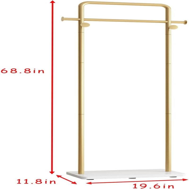Gold Clothing Racks for Boutiques