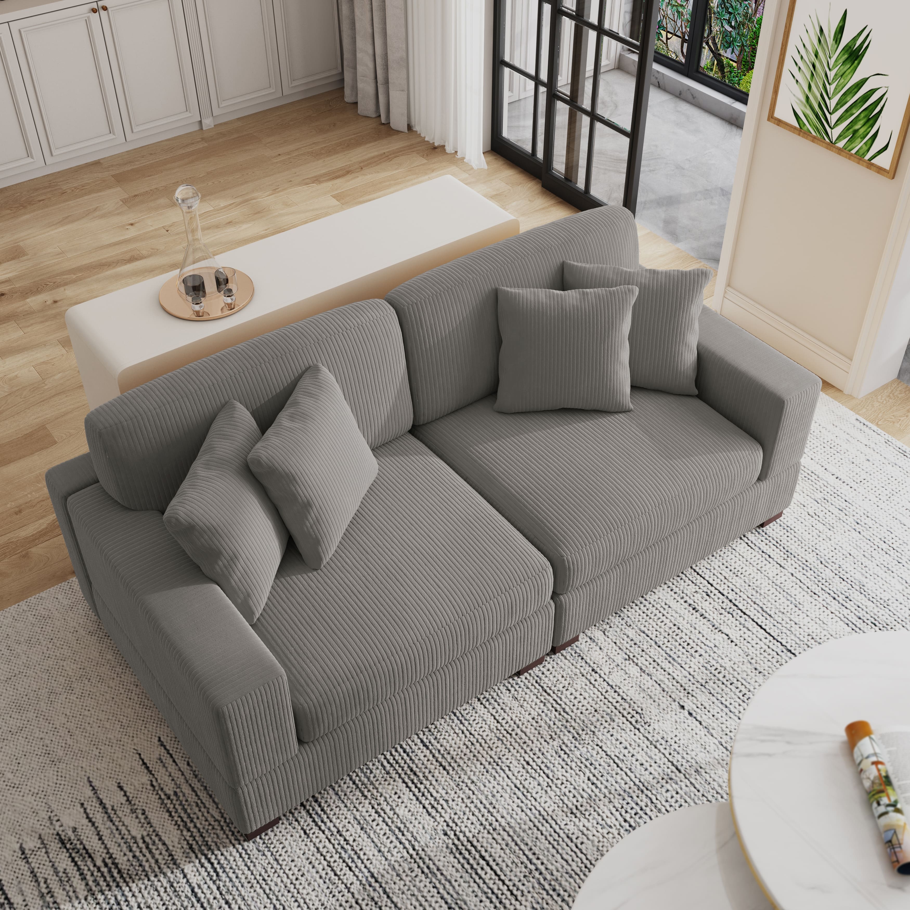 Option Light Grey/2 Armchair