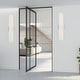 preview thumbnail 28 of 94, Aluminum LED Outdoor Wall Sconce Black Exterior Wall Light (1 / 2Pack)