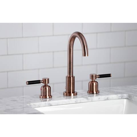 Kaiser 8 in. Widespread Bathroom Faucet in Antique Copper