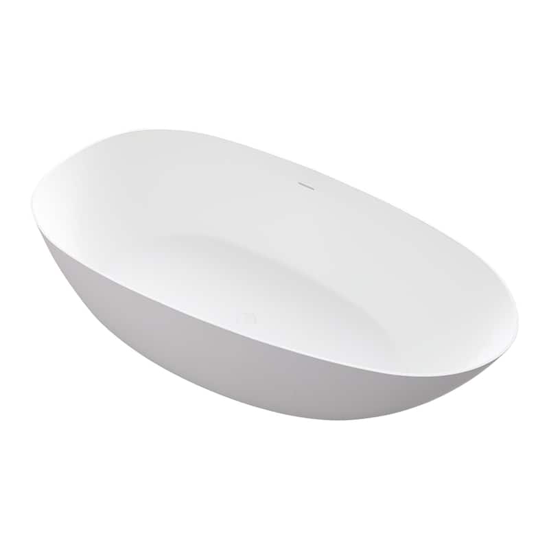 Solid Surface Freestanding Soaking Bathtub