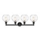 preview thumbnail 14 of 28, Innovations Lighting Athens Water Glass - 4 Light 35" Bath Vanity Light.
