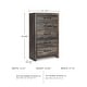 preview thumbnail 23 of 22, Baystorm Gray Chest of Drawers