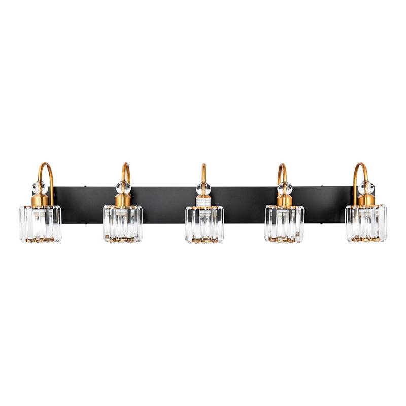 Dimmable Vanity Light With Crystal Accent