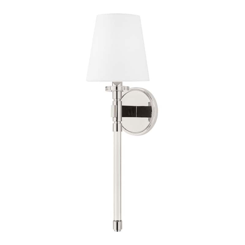 Hudson Valley Lighting Blixen Single Light 21" Tall Wall Sconce - Polished Nickel