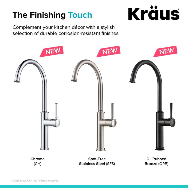 Kraus Sellette 1.8 GPM Deck Mounted Single Handle Bar Faucet with