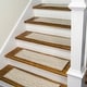 preview thumbnail 9 of 7, Natural Woven Braided Tweed Stair Treads 8"x28" SET of 4