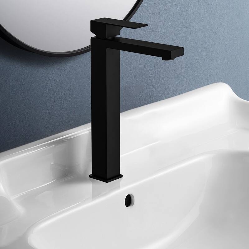 Topcraft Stainless Steel Single Handle Bathroom Sink Faucet