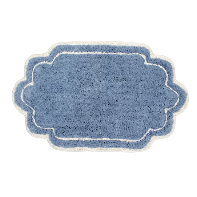 Home Weavers Allure Collection Absorbent Cotton, Machine Washable and Dry Bath Rugs