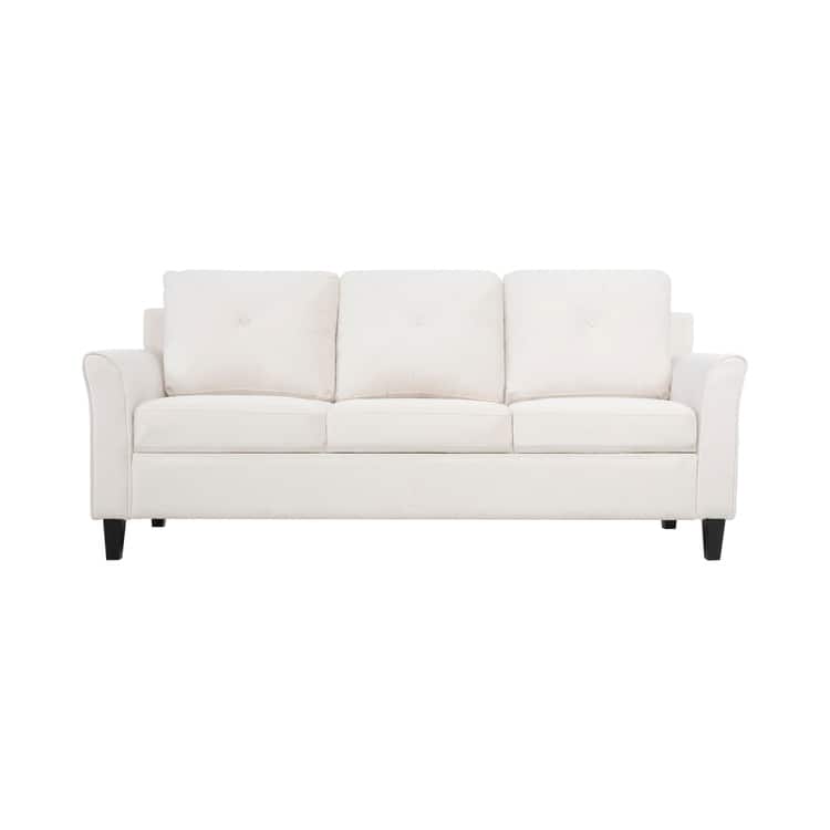 Raelynn Button Tufted Sofa Affordable Modern Sofa - Microfiber Couch for Small Spaces, Living Room, Bedroom