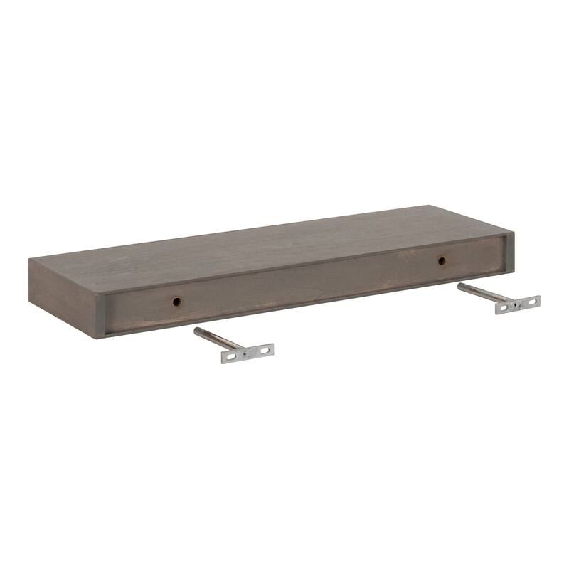 Kate and Laurel Havlock Wood Shelf Set