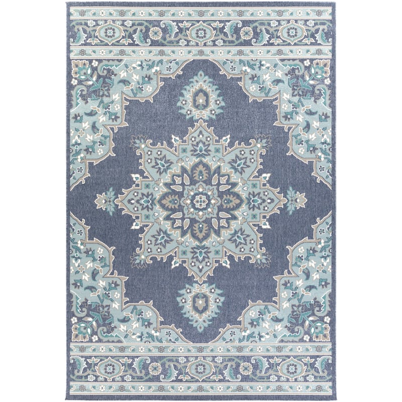 Livabliss Cesare Medallion Indoor/ Outdoor Area Rug