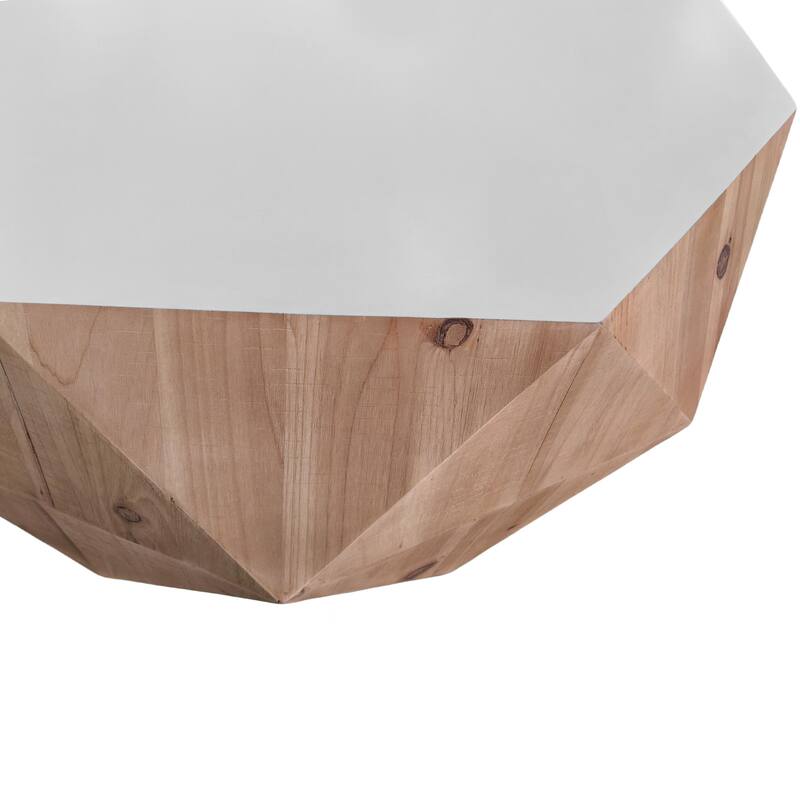 Three-dimensional Embossed Pattern Design American Retro Style Coffee Table