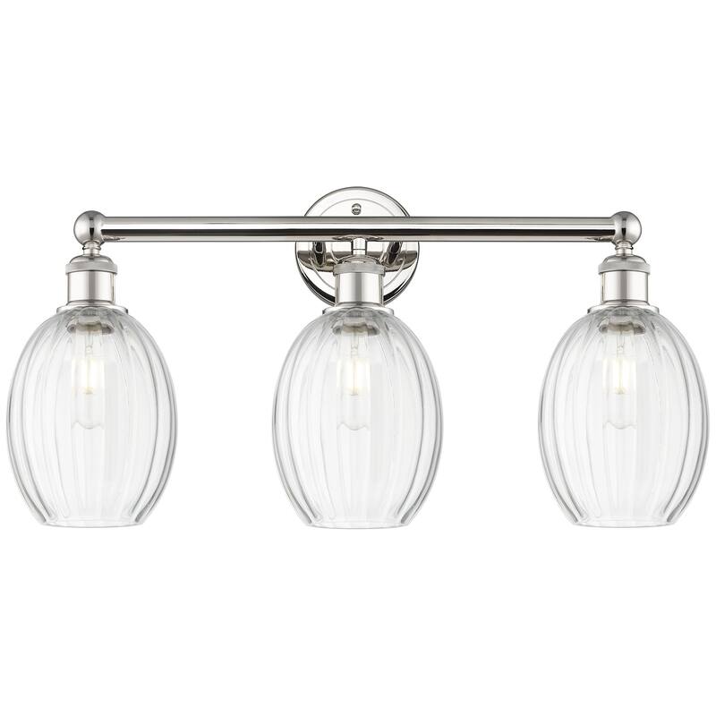 Innovations Lighting 616-3W-13-25 Preston Vanity Preston 3 Light 25" - Polished Nickel / Clear