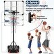 preview thumbnail 9 of 8, Gymax 5.9-6.9 FT Portable Outdoor Basketball Hoop System w/