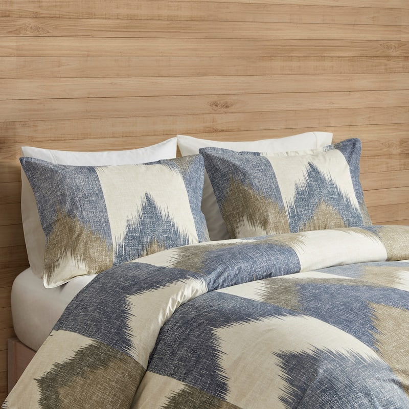 INK+IVY Alpine Navy 3 Piece Duvet Cover Mini Set