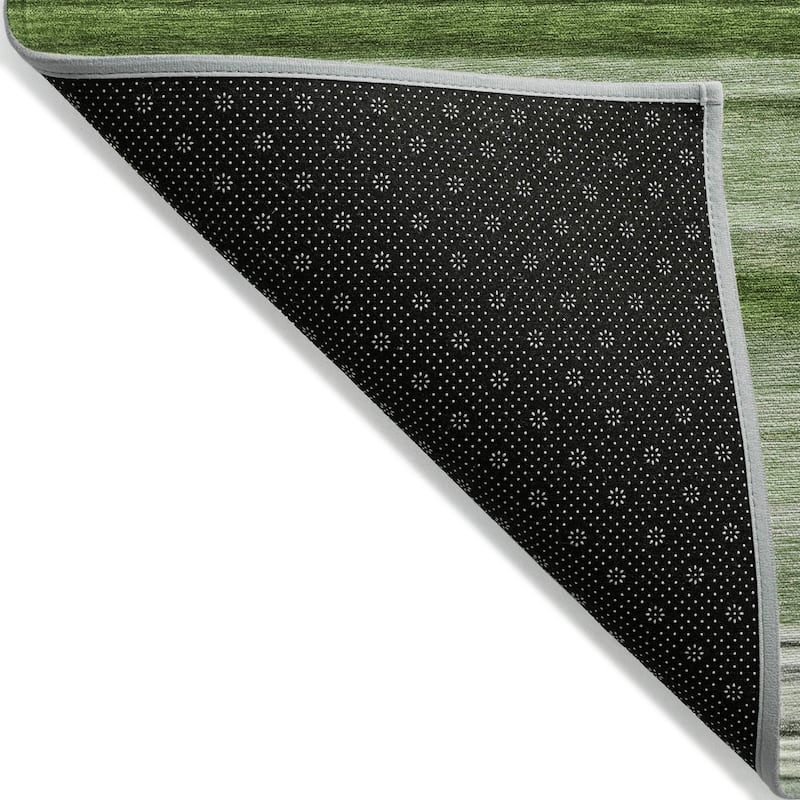 Machine Washable Indoor/ Outdoor Chantille Multi Stripe Rug