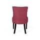 preview thumbnail 46 of 62, Hayden Modern Tufted Fabric Dining Chairs (Set of 4) by Christopher Knight Home