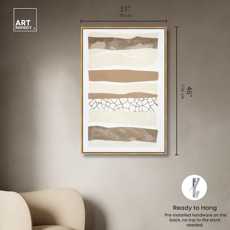 Relief Rifts II Canvas by Art Remedy