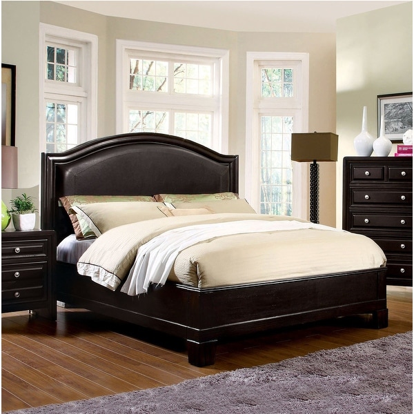 Espresso king 2025 sleigh bed