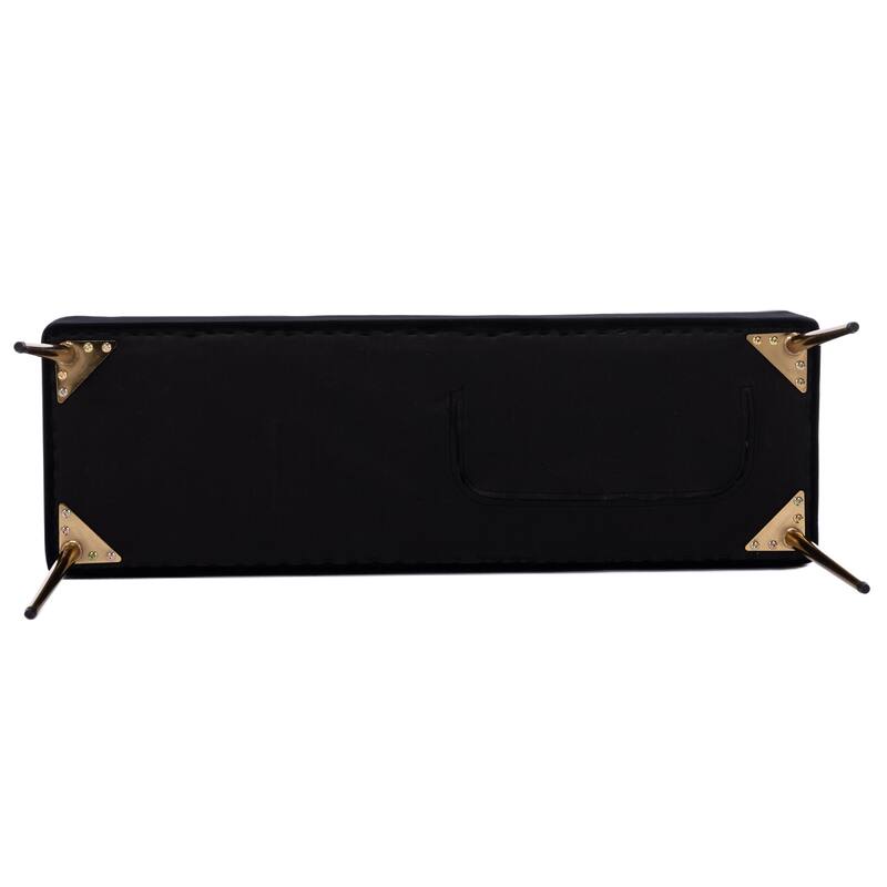 Modern 44" Length Button Tufted Bench